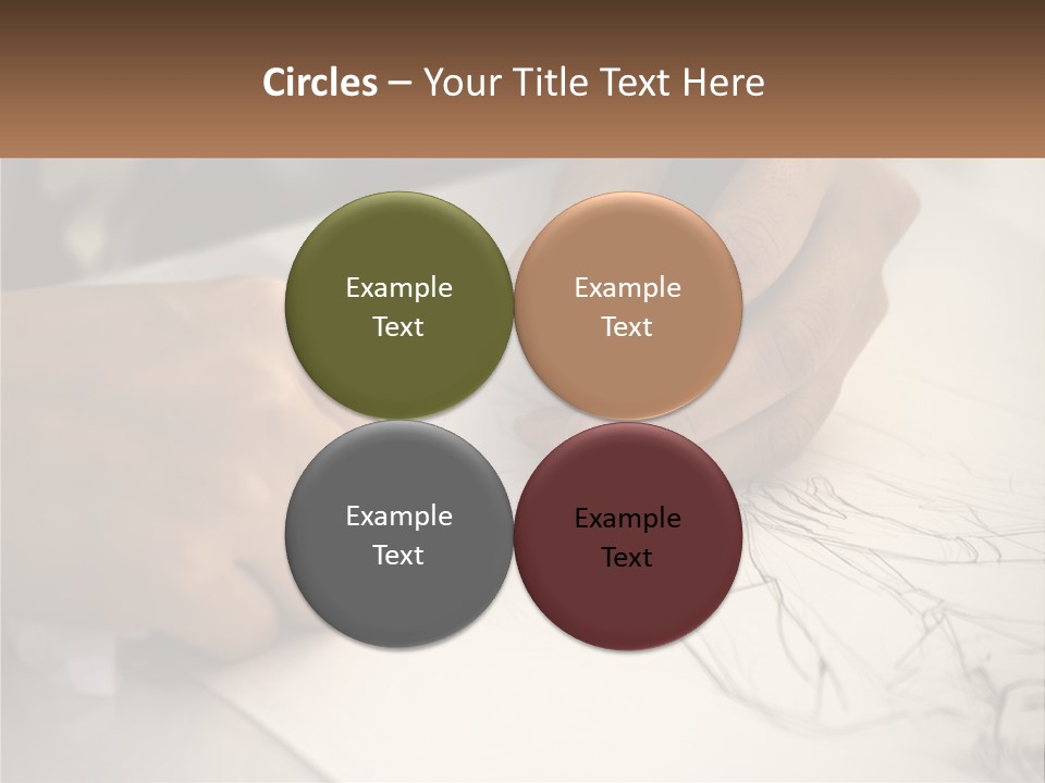 Drawing Pen Manga PowerPoint Template