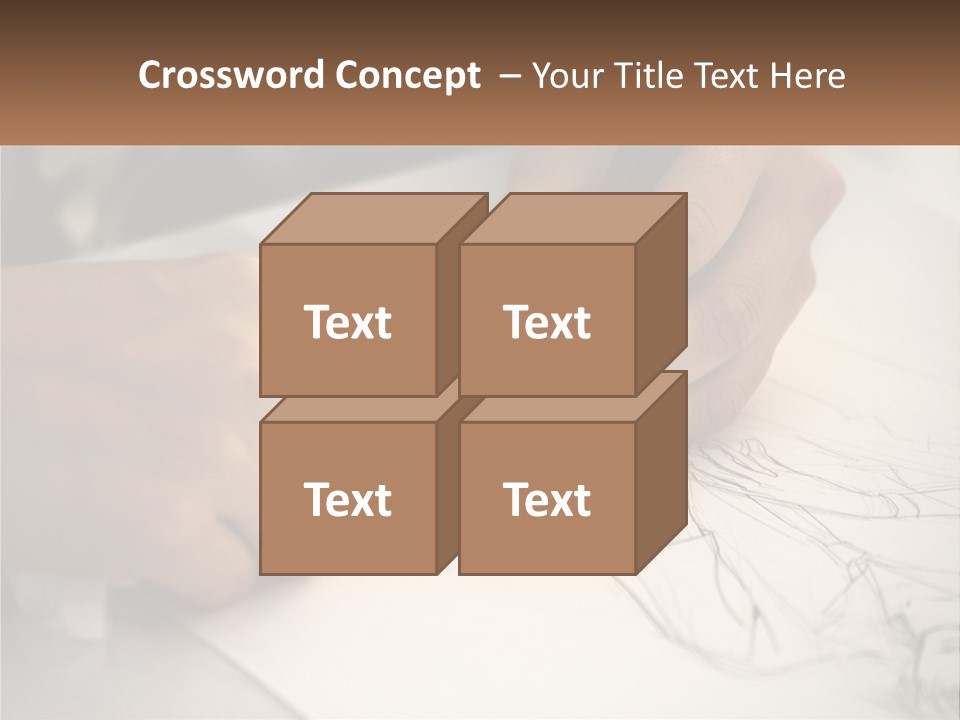 Drawing Pen Manga PowerPoint Template