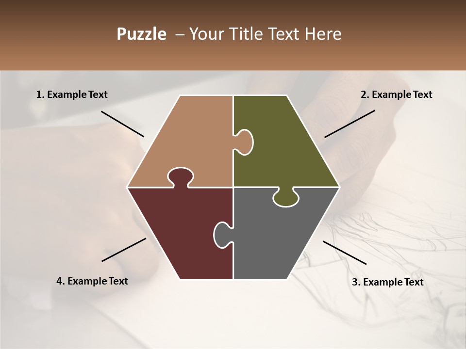 Drawing Pen Manga PowerPoint Template