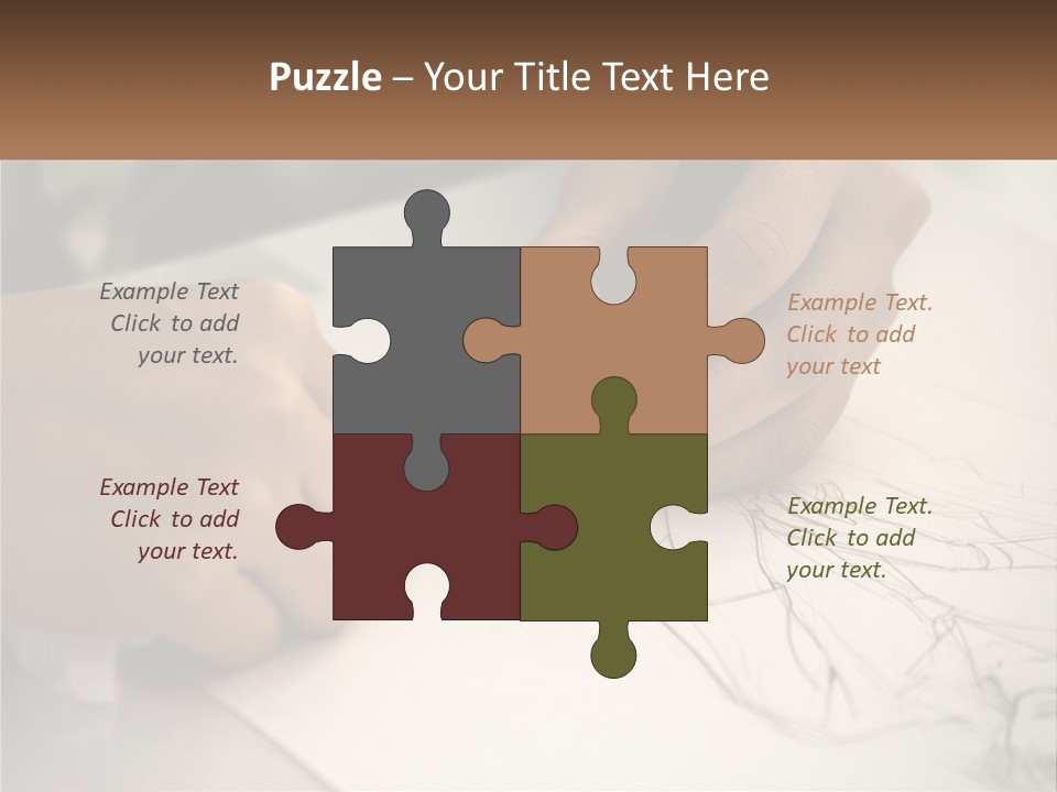 Drawing Pen Manga PowerPoint Template