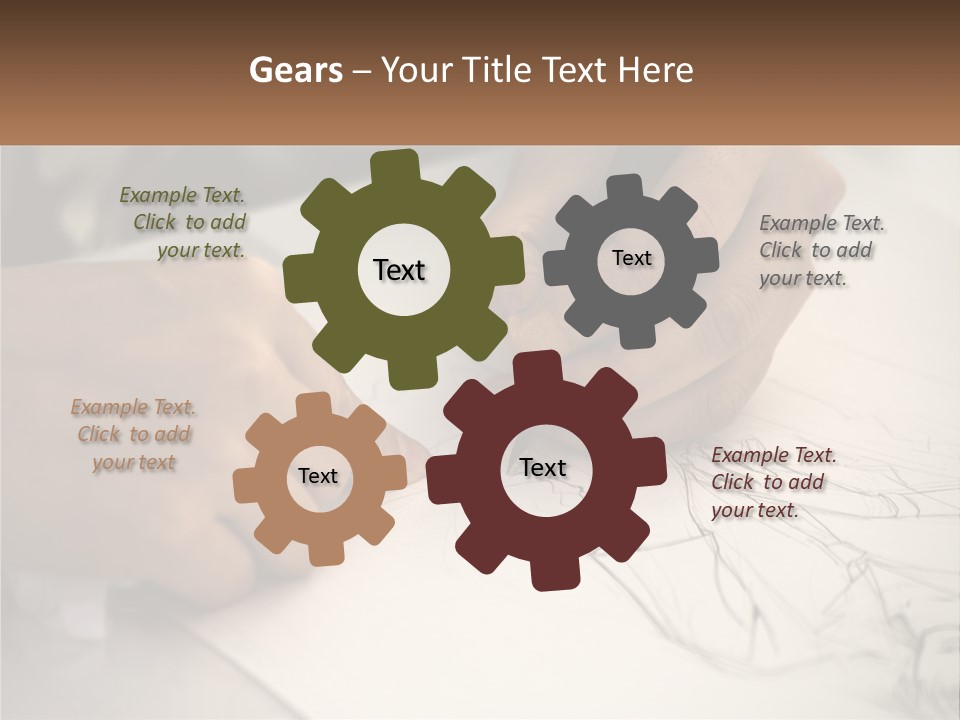 Drawing Pen Manga PowerPoint Template