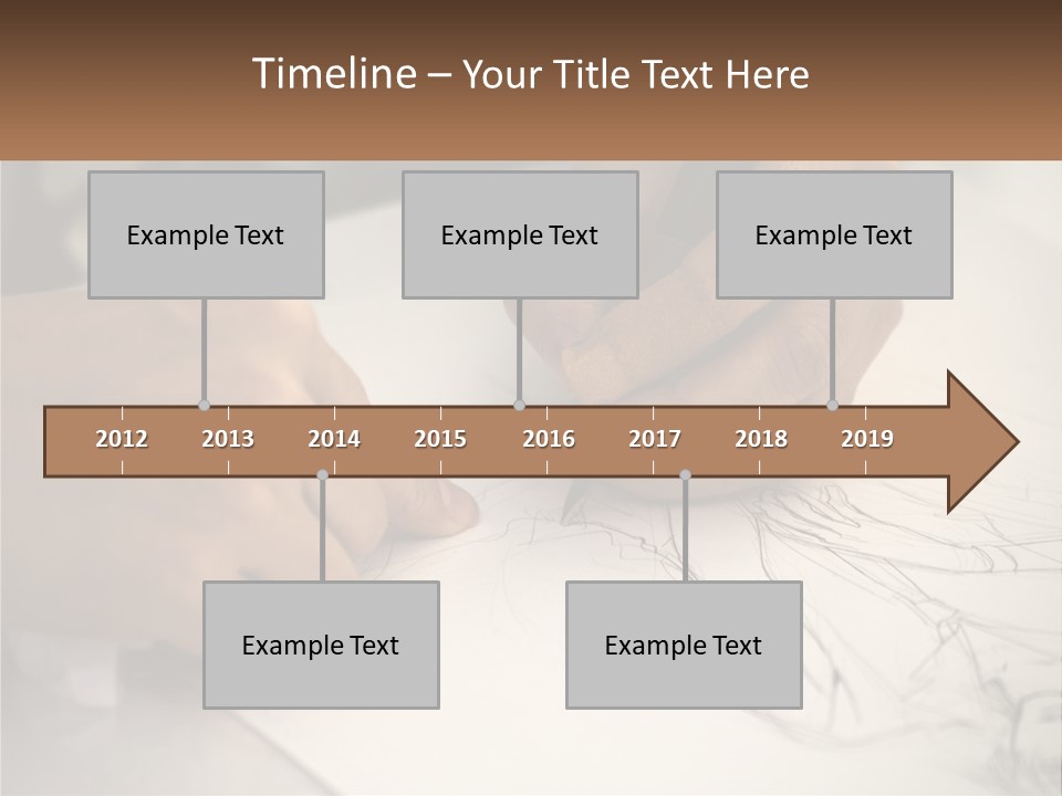 Drawing Pen Manga PowerPoint Template