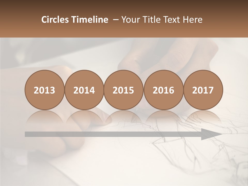 Drawing Pen Manga PowerPoint Template