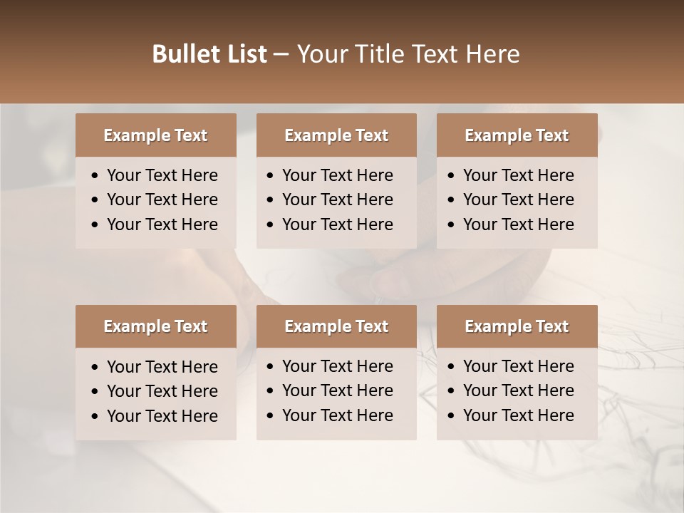 Drawing Pen Manga PowerPoint Template