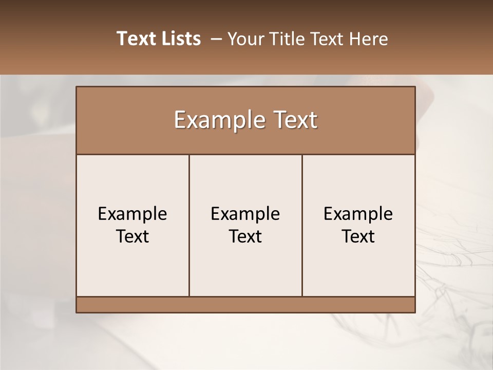 Drawing Pen Manga PowerPoint Template