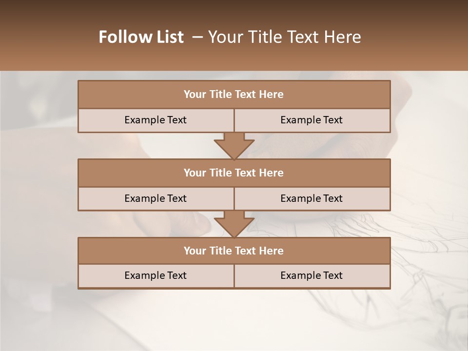 Drawing Pen Manga PowerPoint Template