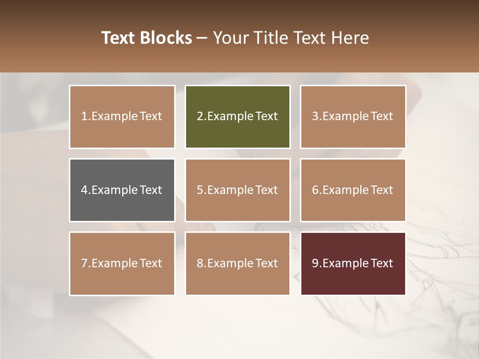 Drawing Pen Manga PowerPoint Template