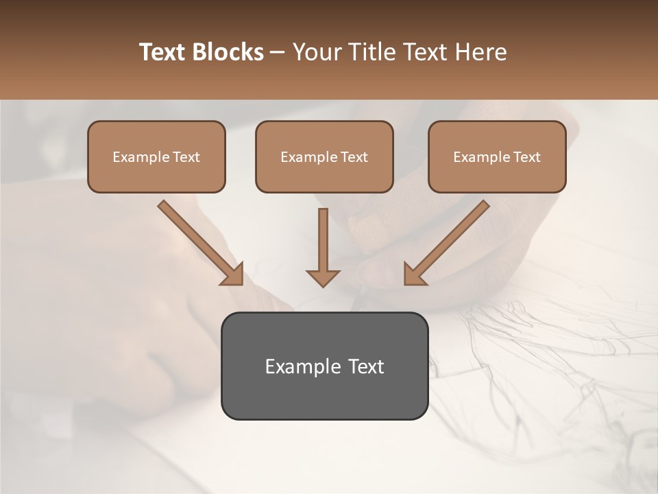 Drawing Pen Manga PowerPoint Template