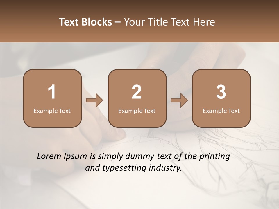 Drawing Pen Manga PowerPoint Template