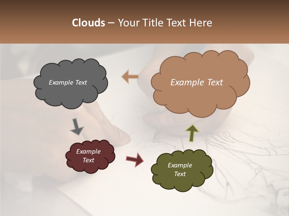 Drawing Pen Manga PowerPoint Template