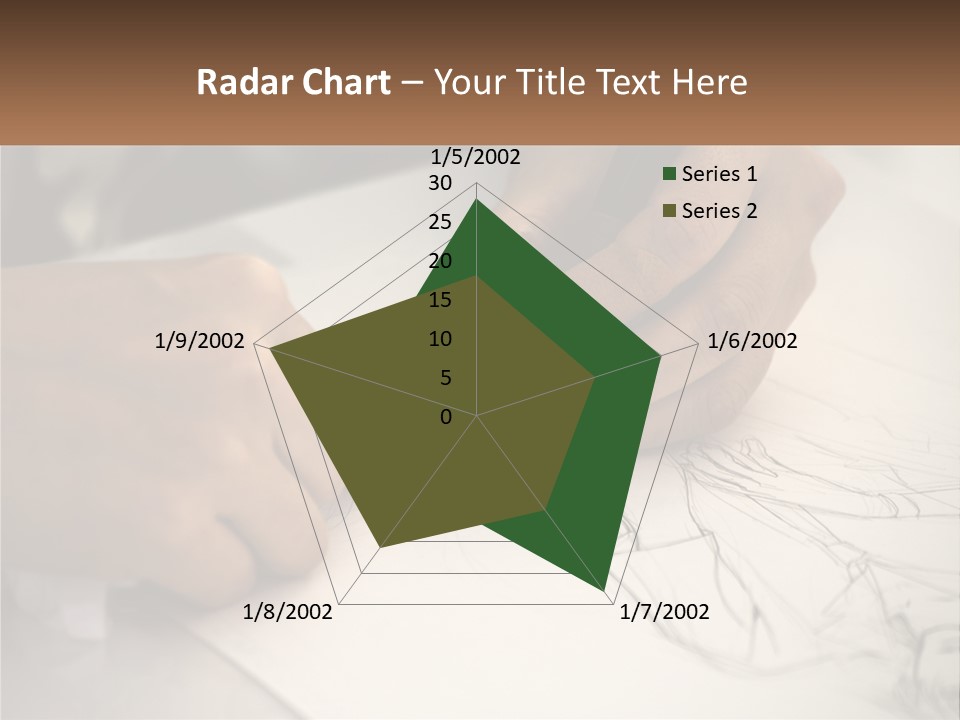 Drawing Pen Manga PowerPoint Template