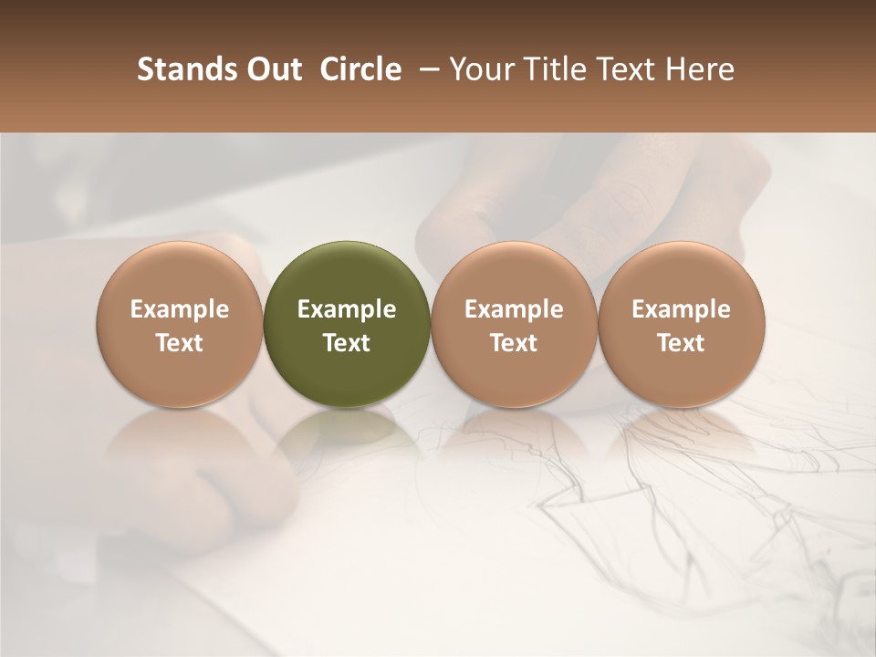 Drawing Pen Manga PowerPoint Template