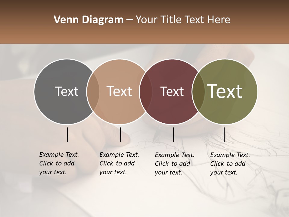 Drawing Pen Manga PowerPoint Template