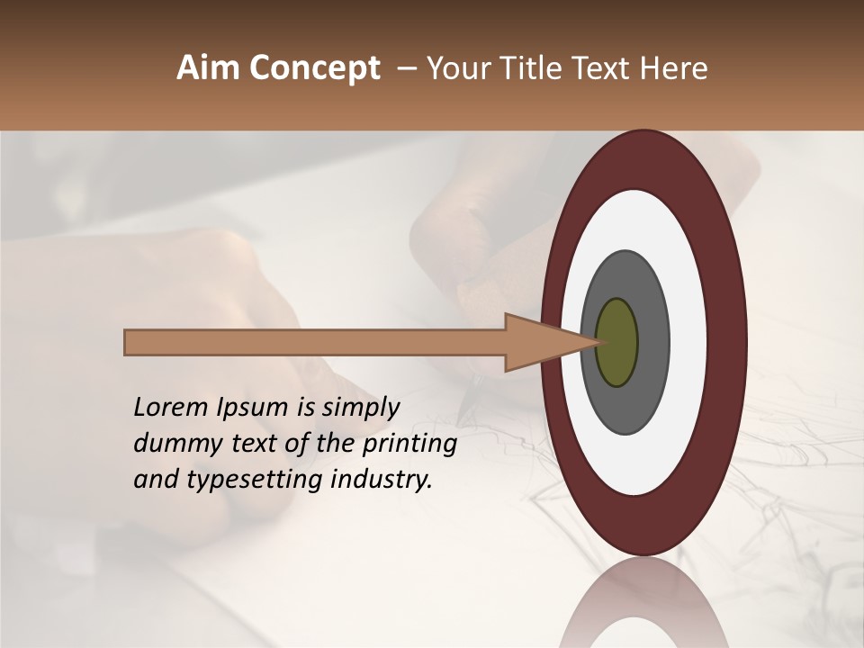 Drawing Pen Manga PowerPoint Template