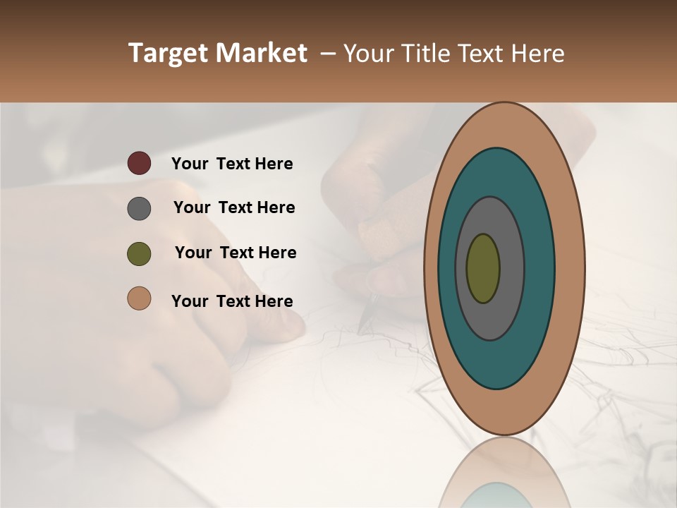 Drawing Pen Manga PowerPoint Template