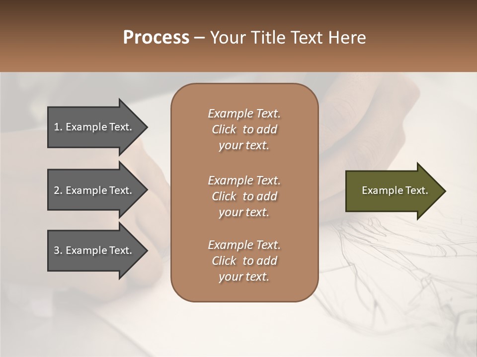 Drawing Pen Manga PowerPoint Template