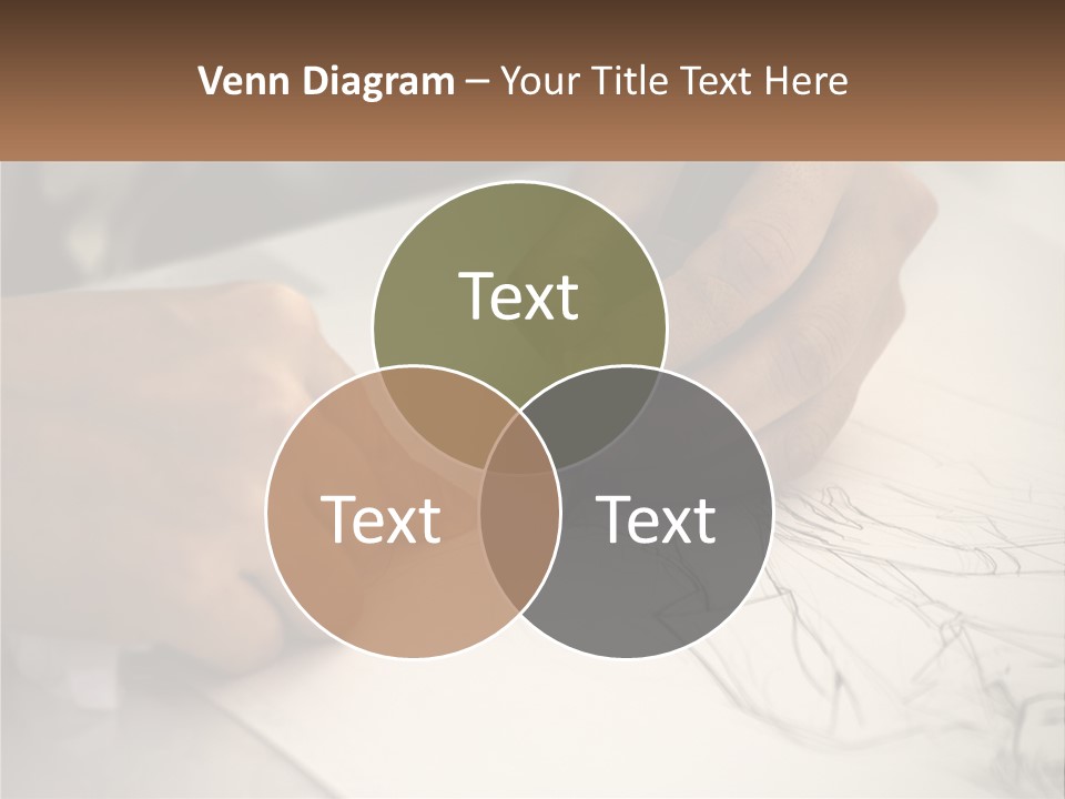 Drawing Pen Manga PowerPoint Template