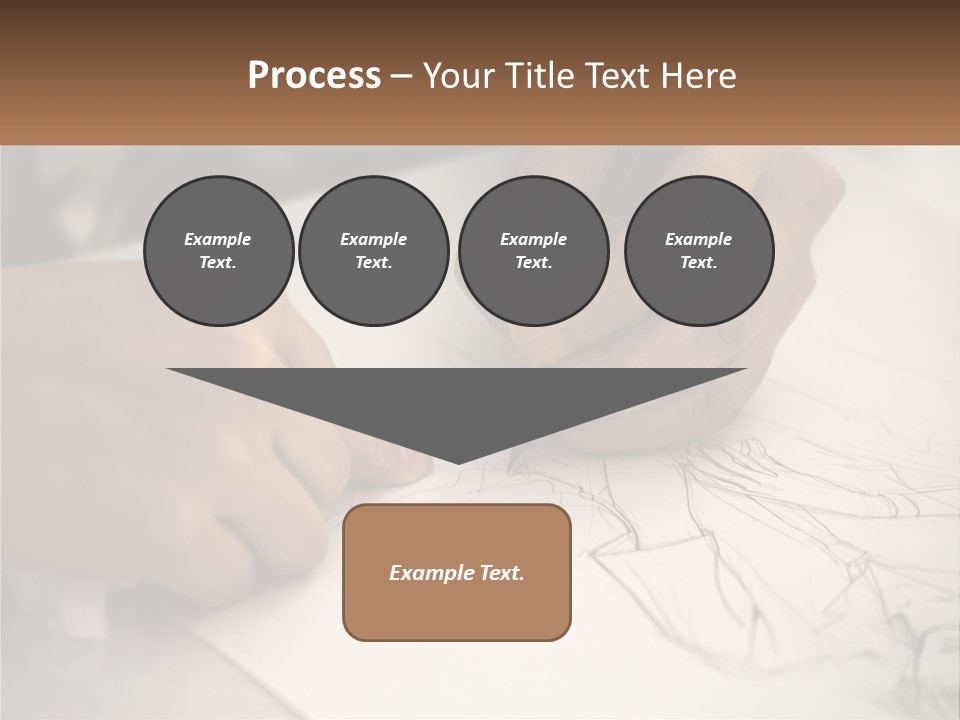 Drawing Pen Manga PowerPoint Template