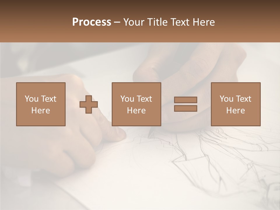 Drawing Pen Manga PowerPoint Template