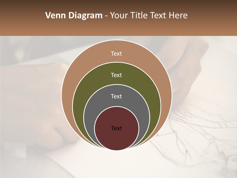 Drawing Pen Manga PowerPoint Template
