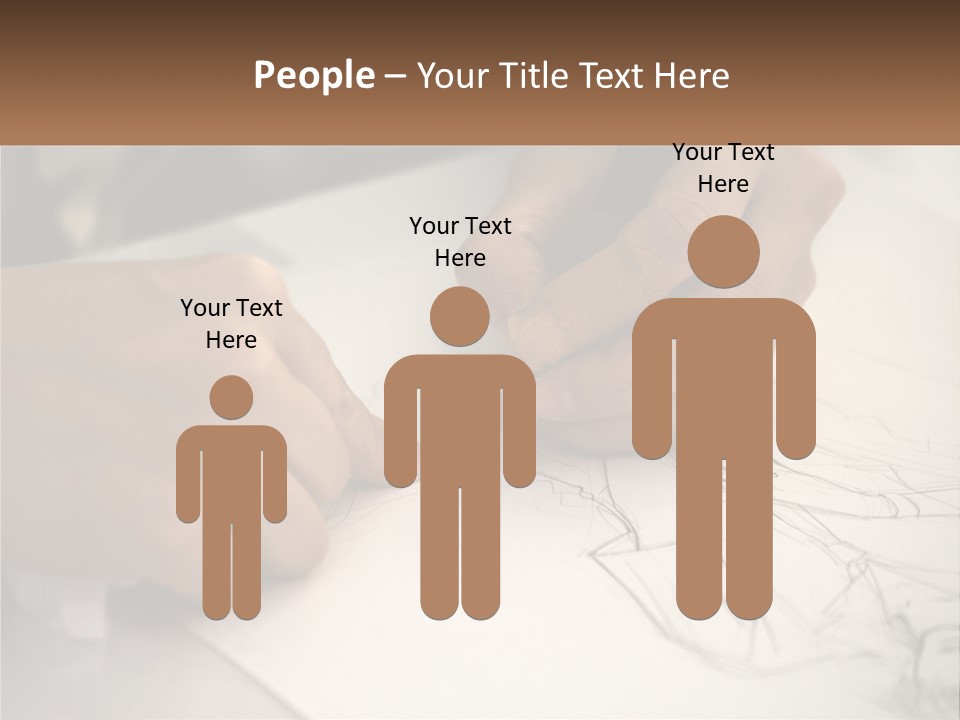 Drawing Pen Manga PowerPoint Template