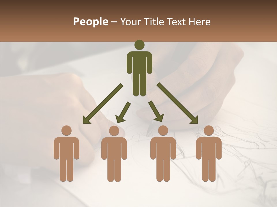 Drawing Pen Manga PowerPoint Template