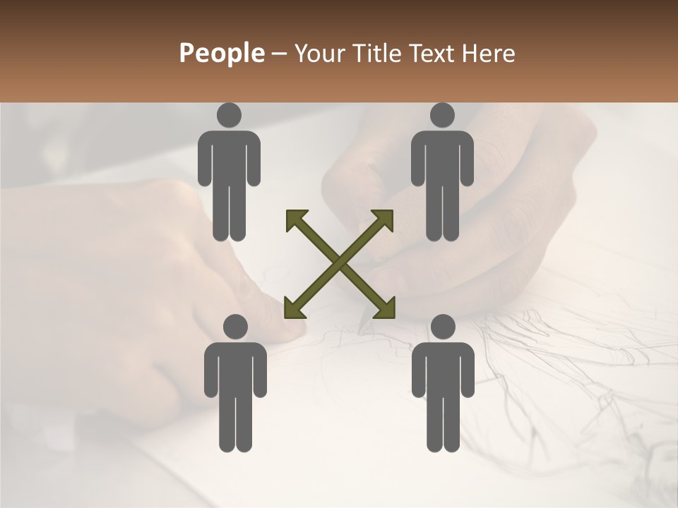 Drawing Pen Manga PowerPoint Template