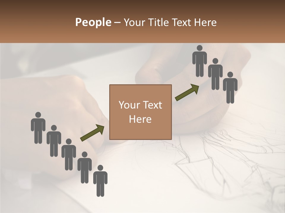 Drawing Pen Manga PowerPoint Template