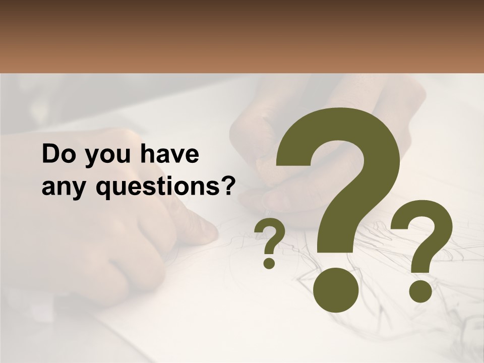 Drawing Pen Manga PowerPoint Template