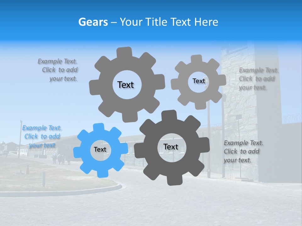 Jail Misery Prison PowerPoint Template