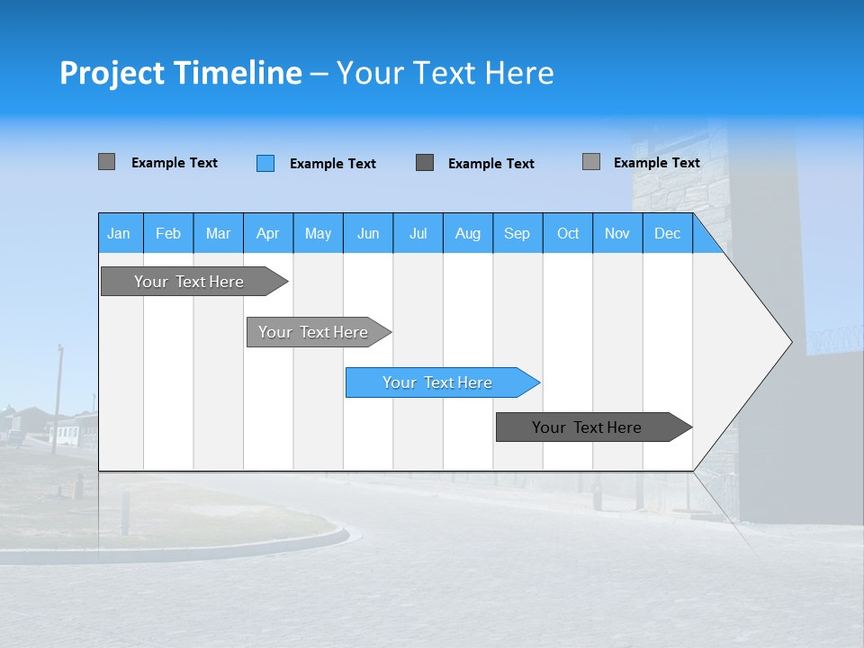 Jail Misery Prison PowerPoint Template