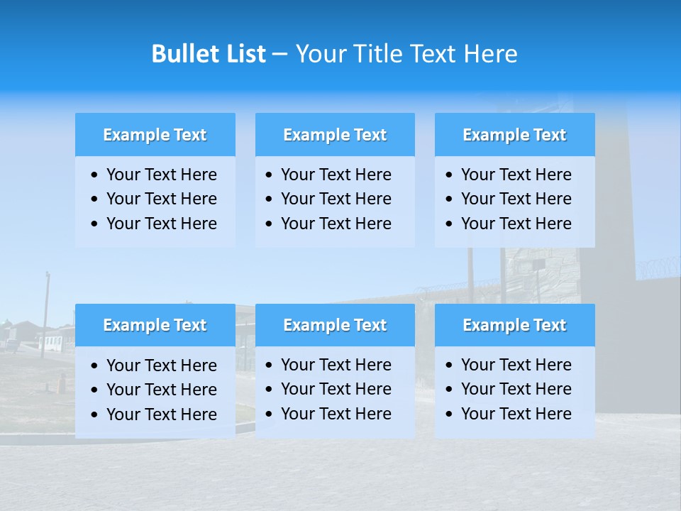 Jail Misery Prison PowerPoint Template