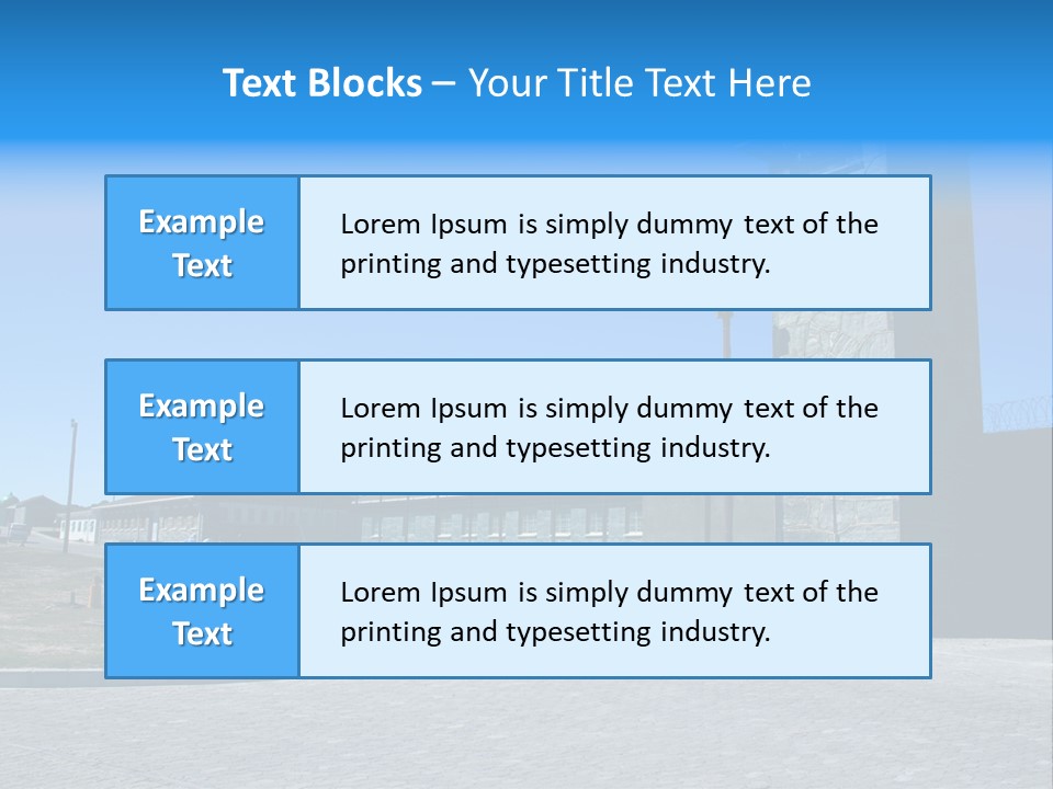 Jail Misery Prison PowerPoint Template