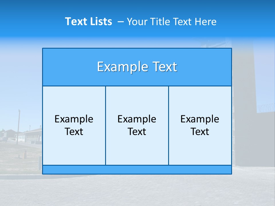 Jail Misery Prison PowerPoint Template