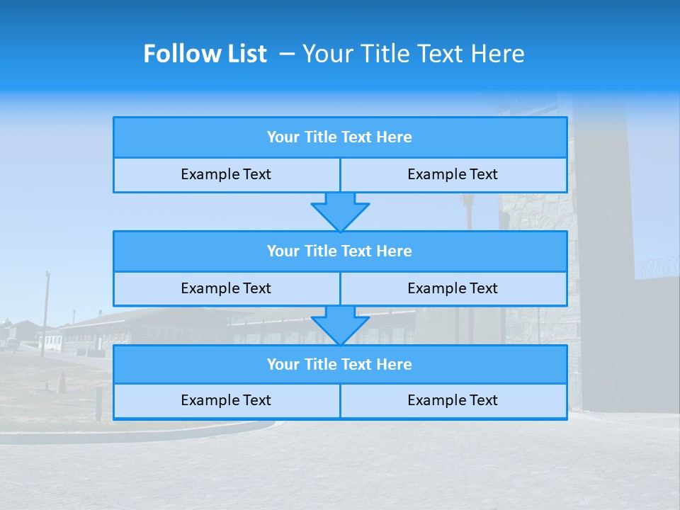 Jail Misery Prison PowerPoint Template