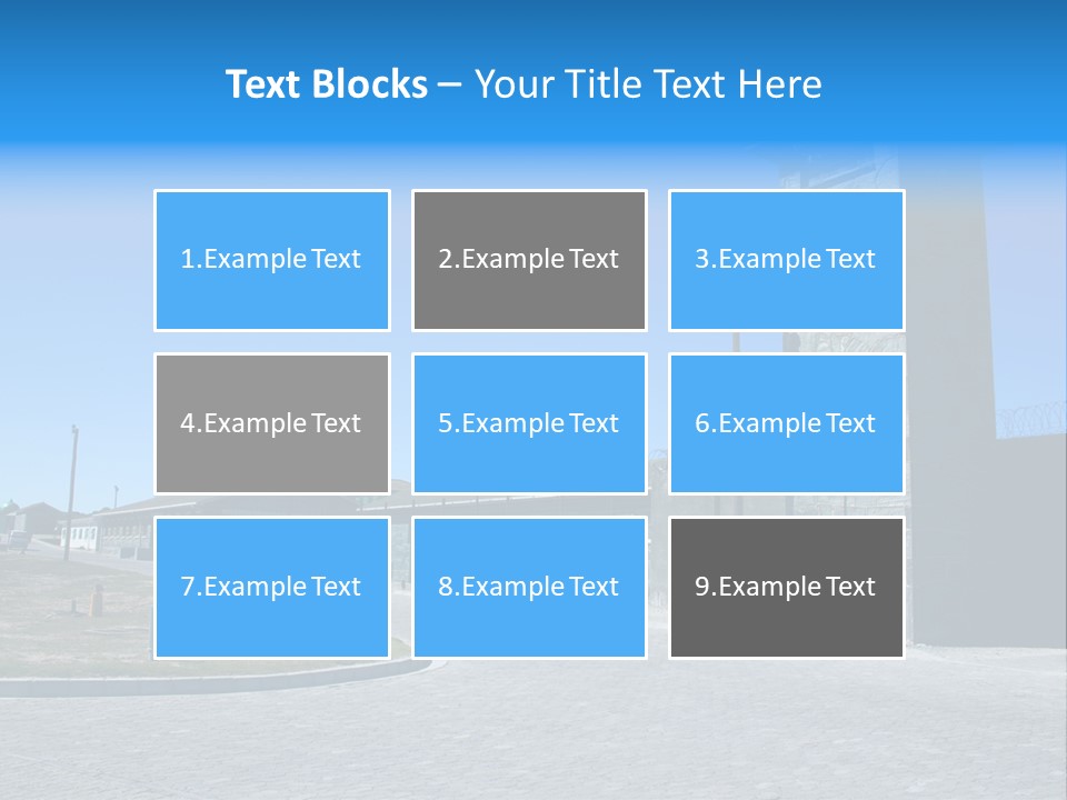 Jail Misery Prison PowerPoint Template