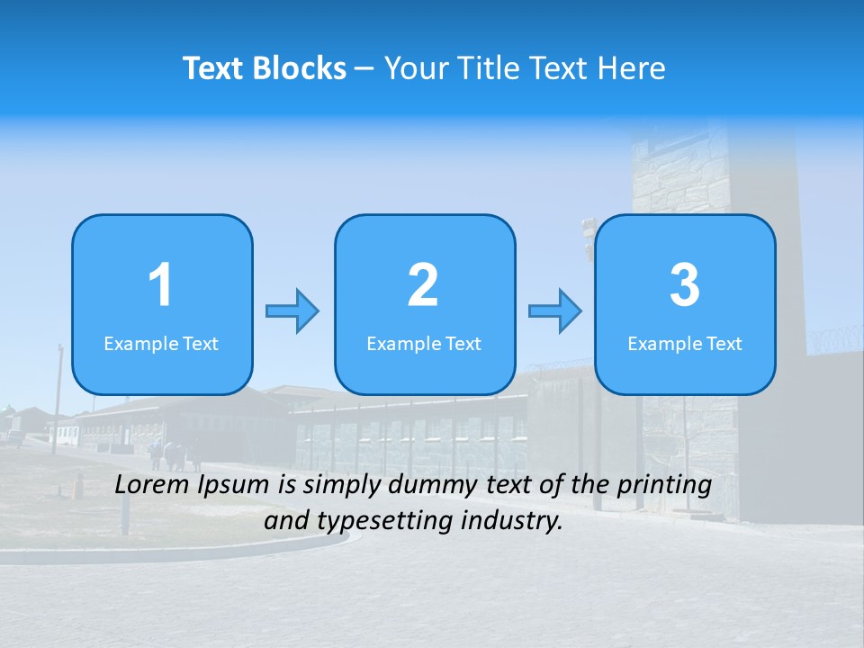 Jail Misery Prison PowerPoint Template