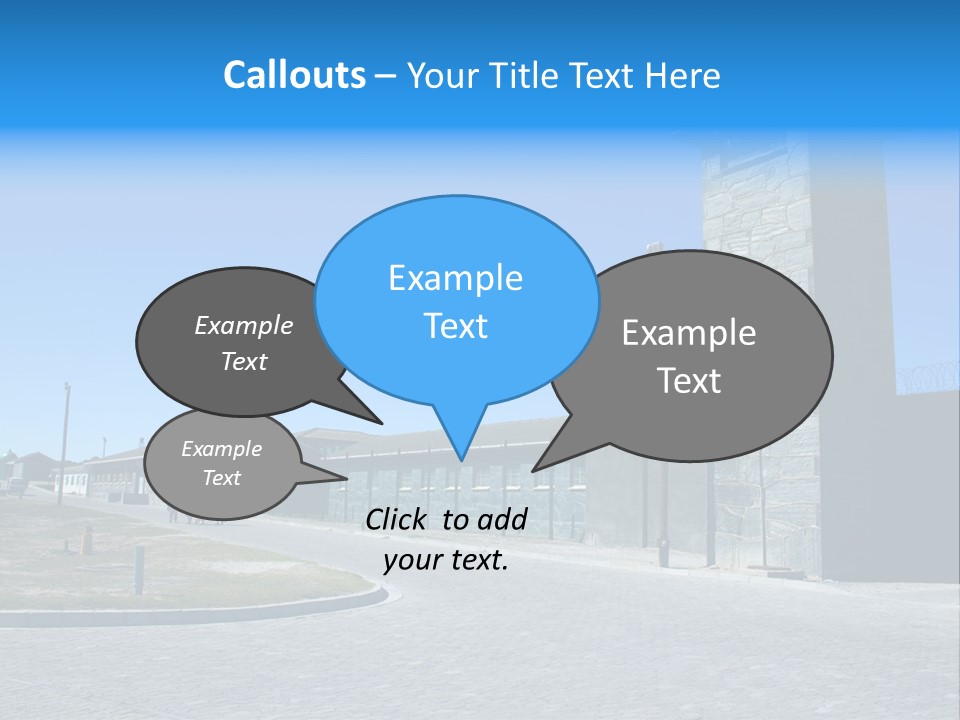 Jail Misery Prison PowerPoint Template