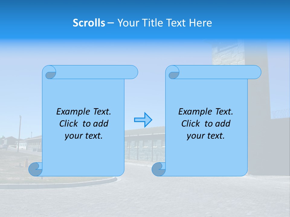 Jail Misery Prison PowerPoint Template