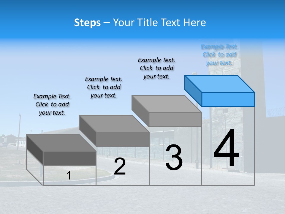 Jail Misery Prison PowerPoint Template
