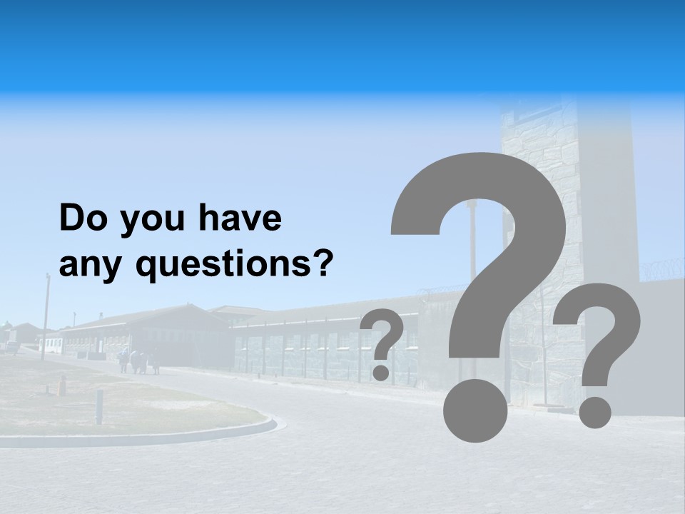 Jail Misery Prison PowerPoint Template