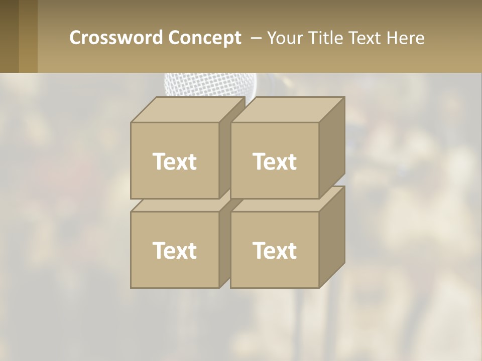Rock Audio Volume PowerPoint Template