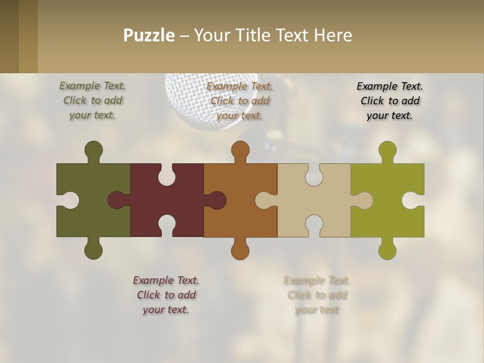 Rock Audio Volume PowerPoint Template