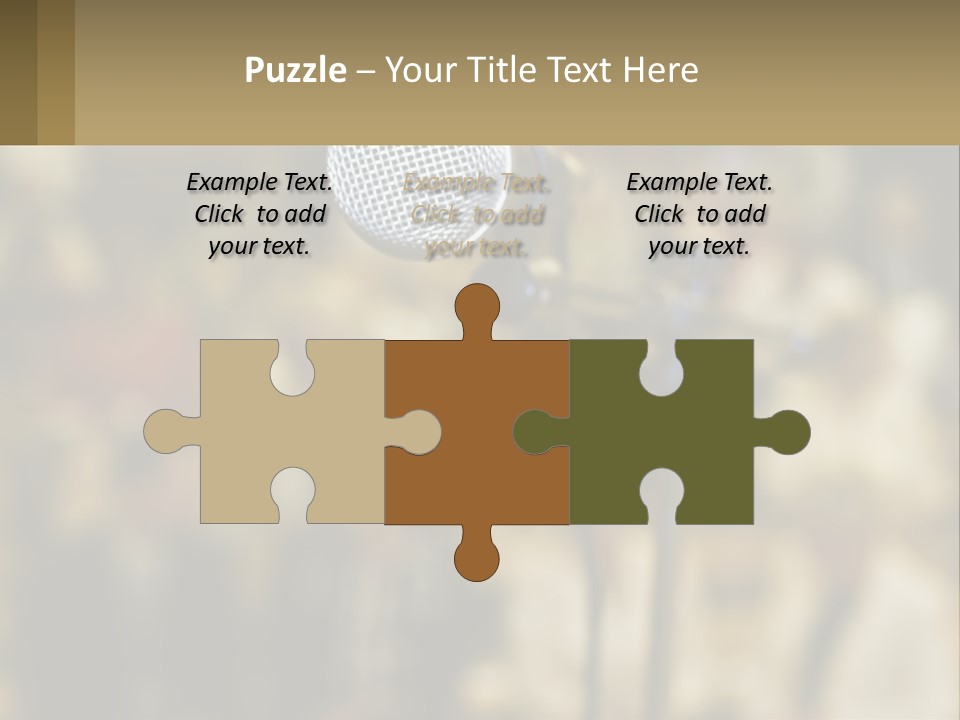 Rock Audio Volume PowerPoint Template