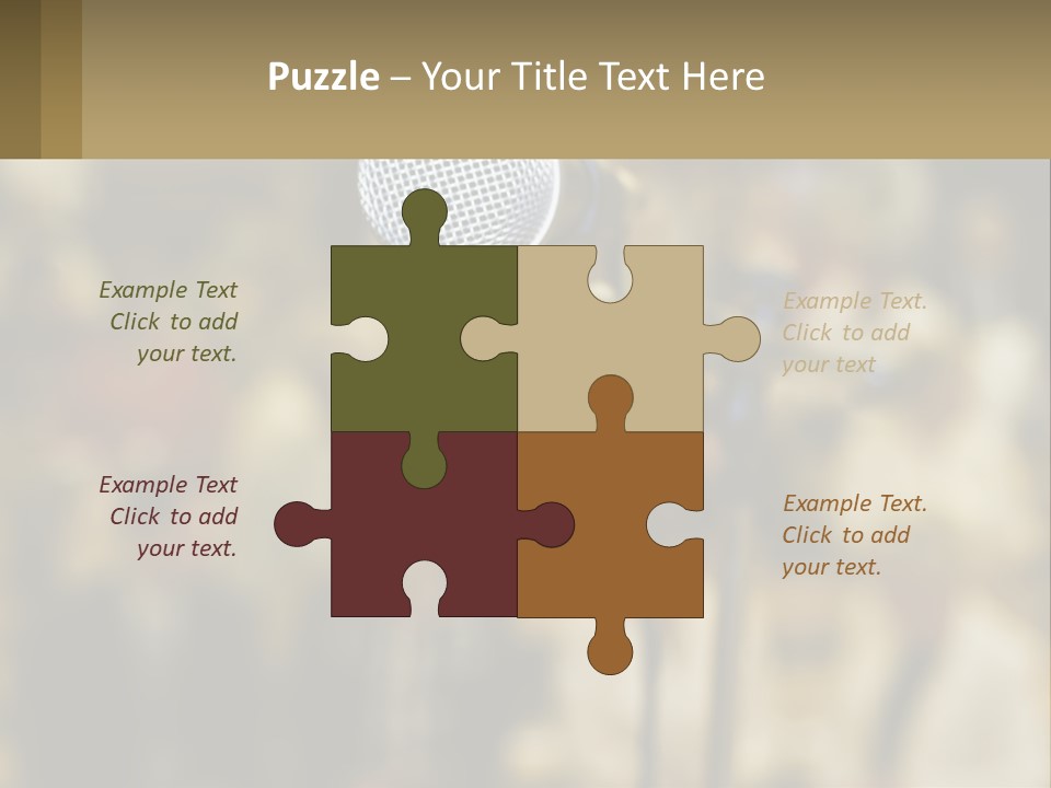 Rock Audio Volume PowerPoint Template