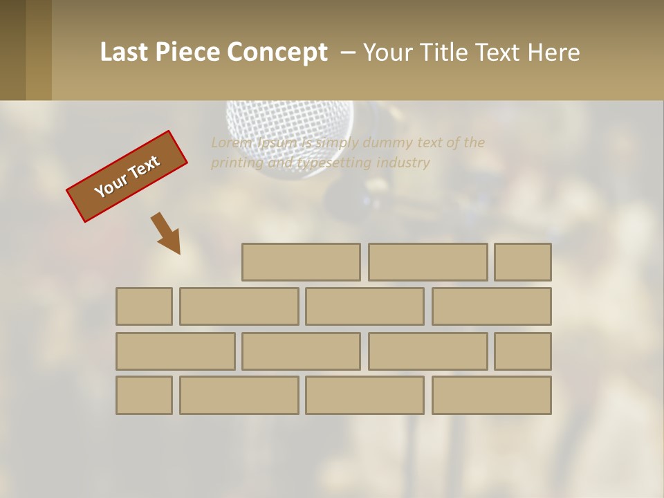 Rock Audio Volume PowerPoint Template