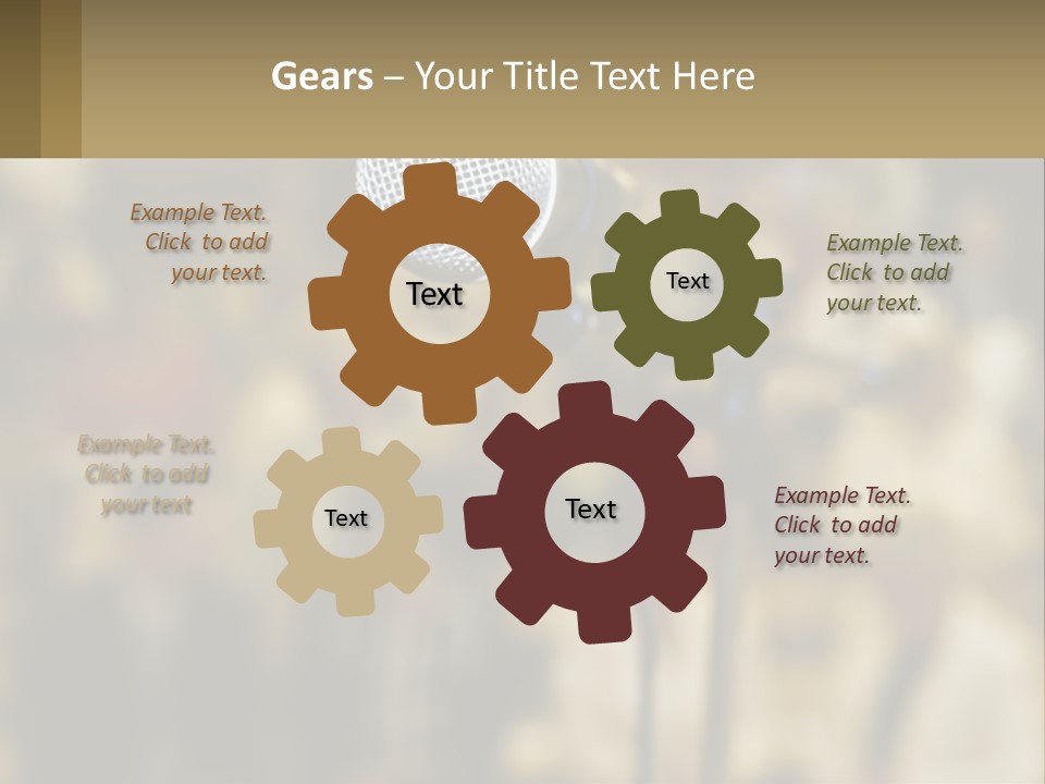 Rock Audio Volume PowerPoint Template