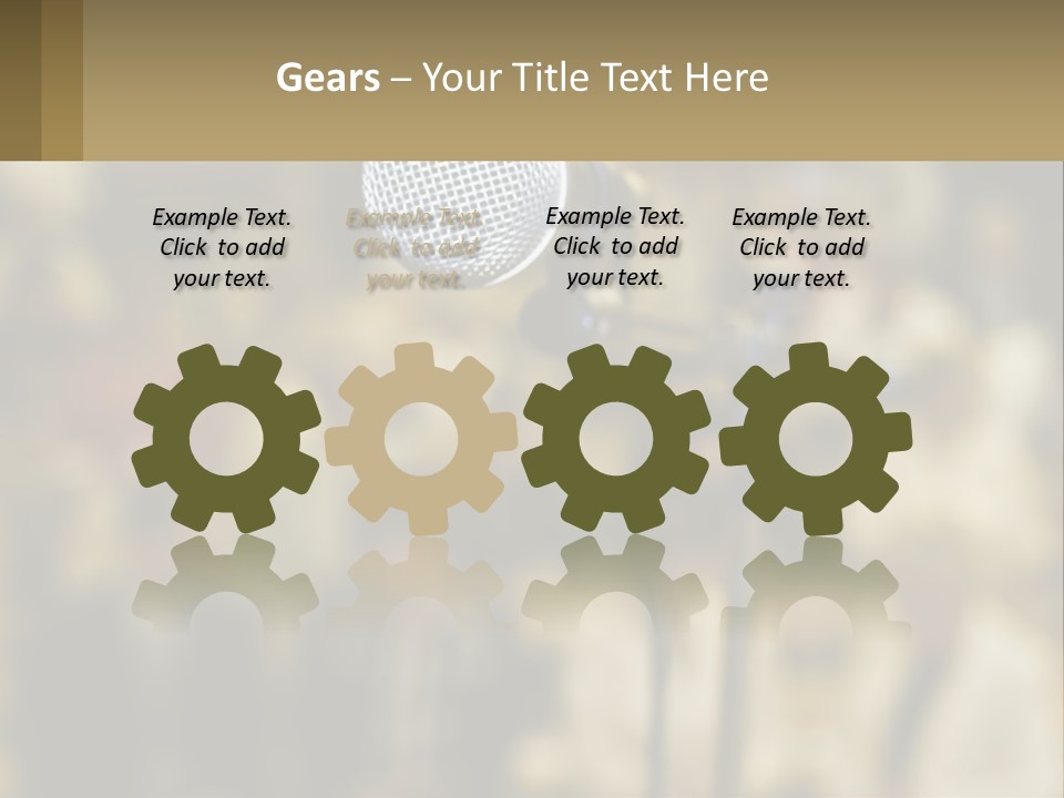 Rock Audio Volume PowerPoint Template