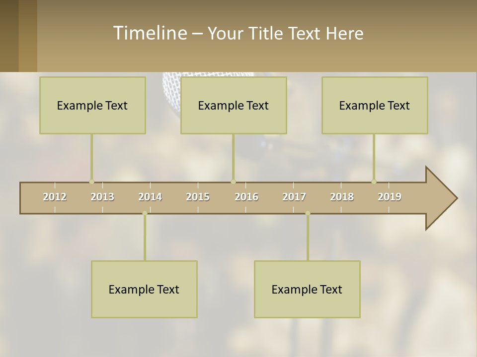 Rock Audio Volume PowerPoint Template
