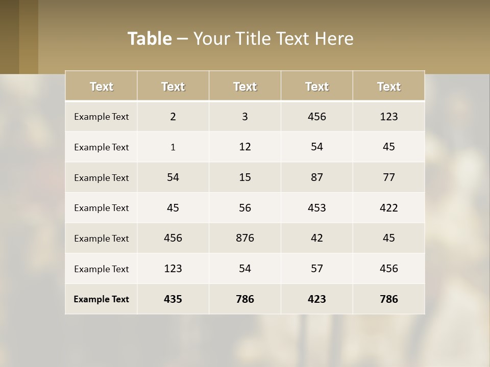 Rock Audio Volume PowerPoint Template